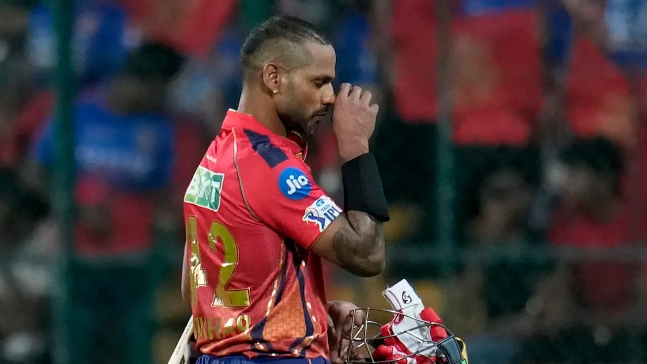 Dhawan has sustained a shoulder injury and will be out of action for at least seven days